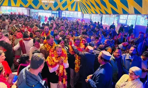 Himachal: सुलह में अटल शताब्दी समारोह में परमार ने कांग्रेस पर निशाना साधा Himachal: सुलह में अटल शताब्दी समारोह में परमार ने कांग्रेस पर निशाना साधा