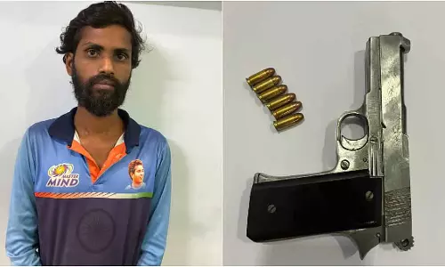 Mumbai : पनवेल रेलवे स्टेशन के पास आदमी को अवैध हथियार के साथ गिरफ्तार किया