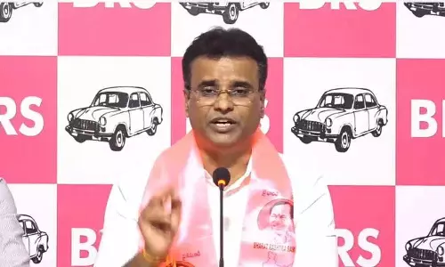 BRS ने रेवंत रेड्डी पर हैदराबाद को बर्बाद करने का आरोप लगाया BRS ने रेवंत रेड्डी पर हैदराबाद को बर्बाद करने का आरोप लगाया