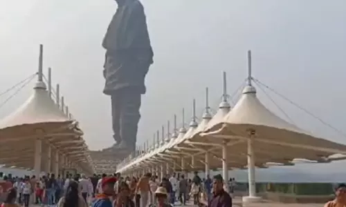स्टैच्यू ऑफ यूनिटी ने ध्यान खींचा, साल के आखिरी दिन 60 हजार से ज्यादा पर्यटक पहुंचे स्टैच्यू ऑफ यूनिटी ने ध्यान खींचा, साल के आखिरी दिन 60 हजार से ज्यादा पर्यटक पहुंचे