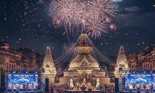 Happy New Year 2026: काठमांडू में रंग-बिरंगे कार्यक्रमों के साथ मनाया जश्न Happy New Year 2026: काठमांडू में रंग-बिरंगे कार्यक्रमों के साथ मनाया जश्न