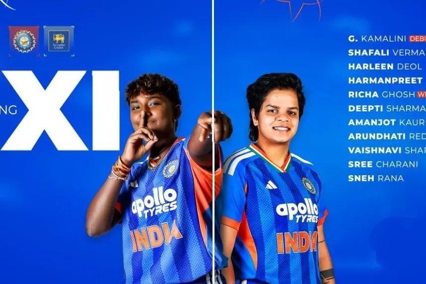 5th T20I: कमलिनी का डेब्यू, श्रीलंका ने टॉस जीतकर गेंदबाज़ी चुनी 5th T20I: कमलिनी का डेब्यू, श्रीलंका ने टॉस जीतकर गेंदबाज़ी चुनी