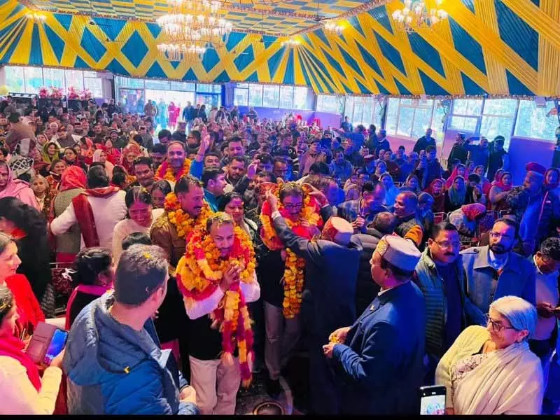 Himachal: सुलह में अटल शताब्दी समारोह में परमार ने कांग्रेस पर निशाना साधा Himachal: सुलह में अटल शताब्दी समारोह में परमार ने कांग्रेस पर निशाना साधा