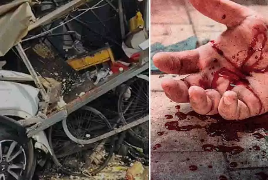 Banganga इलाके में स्कॉर्पियो के सड़क किनारे दुकान में घुसने से बच्चे की मौत Banganga इलाके में स्कॉर्पियो के सड़क किनारे दुकान में घुसने से बच्चे की मौत