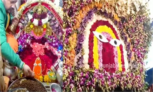 Una: मां चिंतपूर्णी के दरबार में उमड़ा आस्था का सैलाब, श्रद्धालुओं ने किए पावन पिंडी के दर्शन Una: मां चिंतपूर्णी के दरबार में उमड़ा आस्था का सैलाब, श्रद्धालुओं ने किए पावन पिंडी के दर्शन