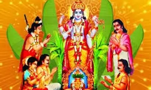 Satyanarayan Katha: जानिए क्यों करनी चाहिए साल के पहले दिन सत्यनारायण की कथा, इसके शुभ परिणाम Satyanarayan Katha: जानिए क्यों करनी चाहिए साल के पहले दिन सत्यनारायण की कथा, इसके शुभ परिणाम