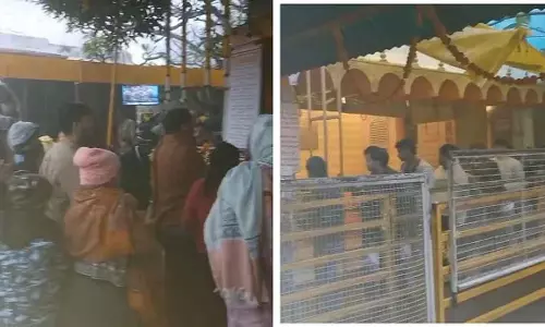 MP : नए साल के पहले दिन दतिया में पीताम्बरा शक्ति पीठ पर हजारों की भीड़
