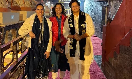 भारतीय महिला टीम ने महाकाल के आशीर्वाद में नया साल शुरू किया भारतीय महिला टीम ने महाकाल के आशीर्वाद में नया साल शुरू किया