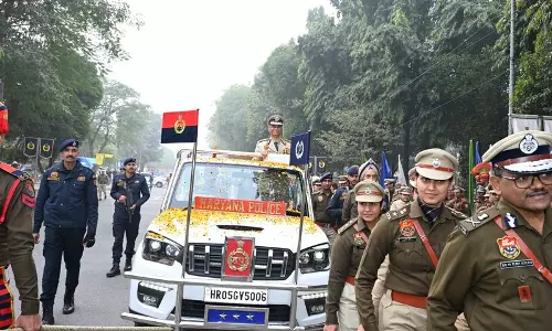 Haryana के डीजीपी ओपी सिंह ने पुलिस बल को विदाई दी