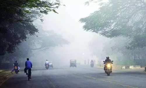 Bhubaneswar में सुबह 11:30 बजे घने कोहरे के बीच तापमान 20°C तक गिरा