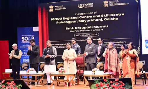 राष्ट्रपति ने ओडिशा के रायरंगपुर में IGNOU क्षेत्रीय केंद्र और कौशल केंद्र का उद्घाटन किया