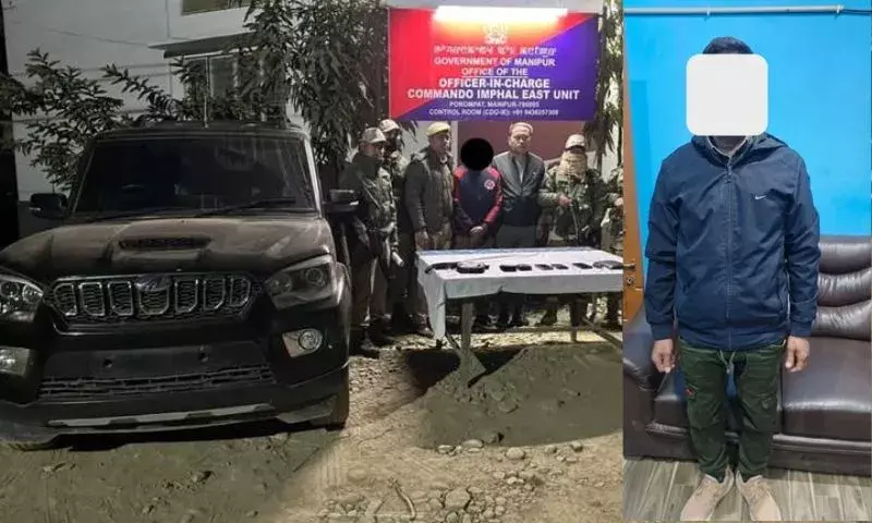 Manipur पुलिस का हवलदार बिना अनुमति बुलेटप्रूफ कार इस्तेमाल करने पर गिरफ्तार Manipur पुलिस का हवलदार बिना अनुमति बुलेटप्रूफ कार इस्तेमाल करने पर गिरफ्तार