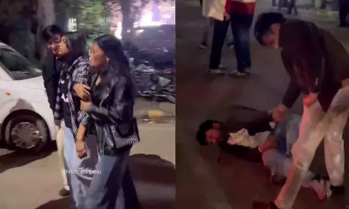 नए साल की पूर्व संध्या पर Gurugram में नशे में धुत जश्न का वीडियो वायरल