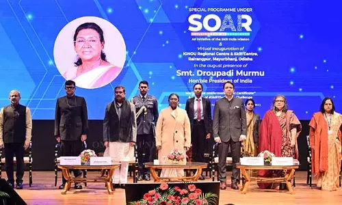 राष्ट्रपति मुर्मू ने Rairangpur में इग्नू क्षेत्रीय एवं कौशल केंद्र का उद्घाटन किया राष्ट्रपति मुर्मू ने Rairangpur में इग्नू क्षेत्रीय एवं कौशल केंद्र का उद्घाटन किया