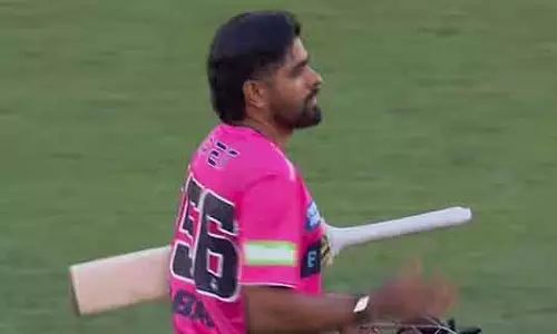 Babar Azam की अर्धशतकीय पारी पर उठे सवाल Babar Azam की अर्धशतकीय पारी पर उठे सवाल