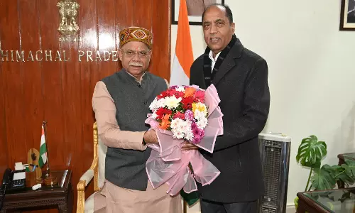 हिमाचल के LoP जयराम ठाकुर ने राजभवन में राज्यपाल को नए साल की शुभकामनाएं दीं