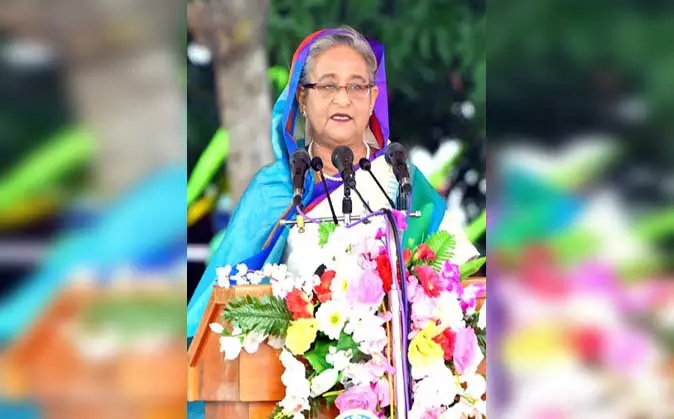 नए साल पर शेख हसीना का संदेश, बांग्लादेश को ‘अंधेरे’ से बचाने की जनता से अपील नए साल पर शेख हसीना का संदेश, बांग्लादेश को ‘अंधेरे’ से बचाने की जनता से अपील