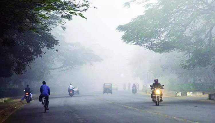 Bhubaneswar में सुबह 11:30 बजे घने कोहरे के बीच तापमान 20°C तक गिरा Bhubaneswar में सुबह 11:30 बजे घने कोहरे के बीच तापमान 20°C तक गिरा