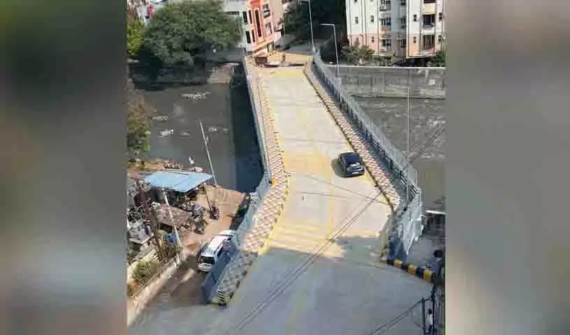 Hyderabad: हुसैन सागर नाले पर अशोक नगर लिंक ब्रिज 2 जनवरी को खुलेगा Hyderabad: हुसैन सागर नाले पर अशोक नगर लिंक ब्रिज 2 जनवरी को खुलेगा