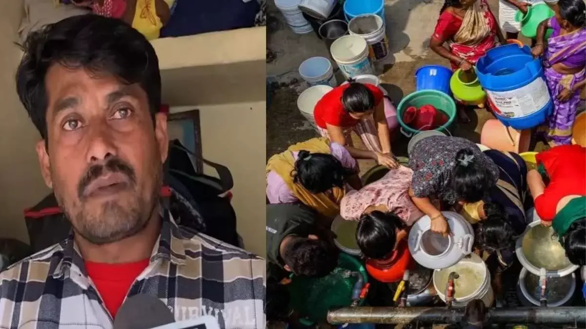 Indore:  इलाके के लोगों का नगर निगम के पानी से भरोसा उठ गया, उन्हें पीने का पानी खरीदना पड़ रहा