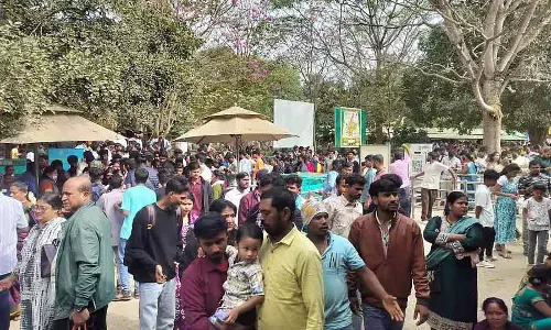 Karnataka : बन्नेरघट्टा पार्क में पर्यटकों की चहल-पहल Karnataka : बन्नेरघट्टा पार्क में पर्यटकों की चहल-पहल