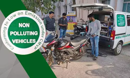 10 जनवरी से RTO काउंटरों पर मिलेंगे हरे पीयूसीसी स्टिकर