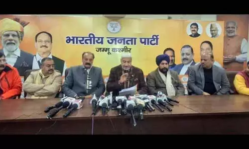BJP ने NC सरकार को आपदा राहत फंड के किसी भी गलत इस्तेमाल के खिलाफ चेतावनी दी BJP ने NC सरकार को आपदा राहत फंड के किसी भी गलत इस्तेमाल के खिलाफ चेतावनी दी