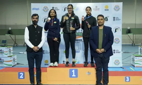 68वीं राष्ट्रीय शूटिंग चैंपियनशिप: Haryana की अमीराह अरशद ने 10 मीटर एयर राइफल में स्वर्ण पदक जीता 68वीं राष्ट्रीय शूटिंग चैंपियनशिप: Haryana की अमीराह अरशद ने 10 मीटर एयर राइफल में स्वर्ण पदक जीता