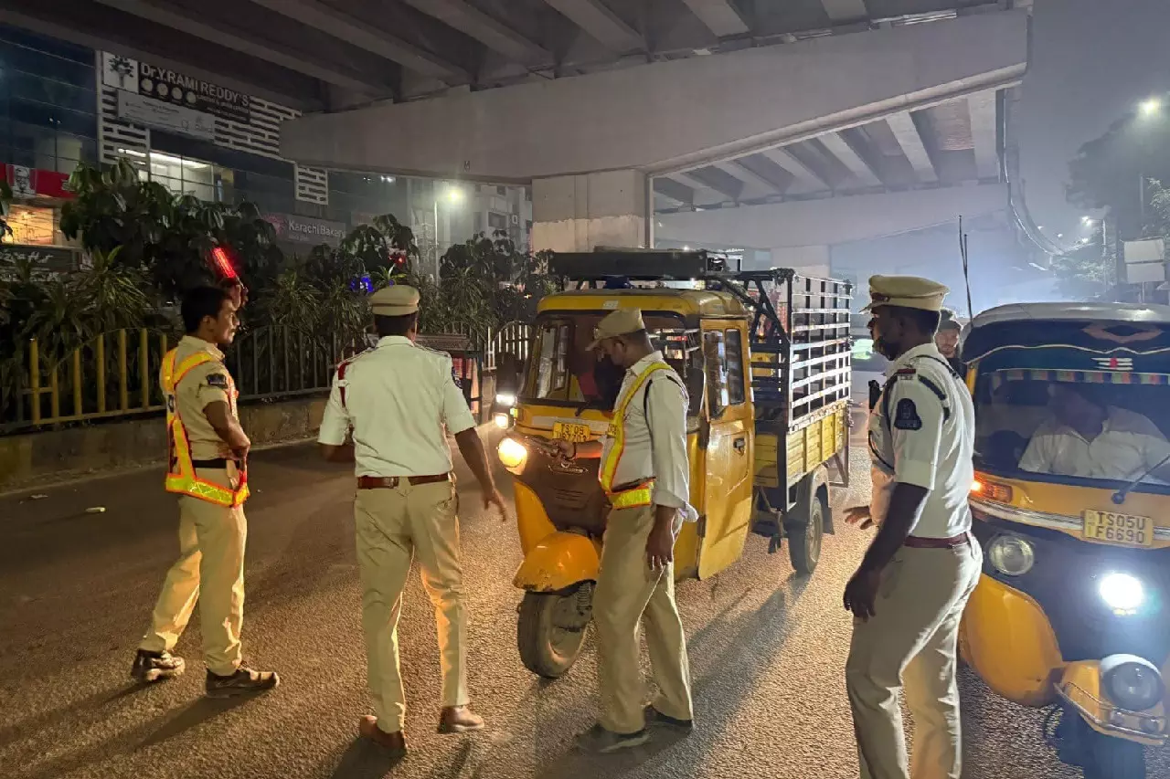 Greater Hyderabad में शराब पीकर गाड़ी चलाने के 2,731 मामले दर्ज Greater Hyderabad में शराब पीकर गाड़ी चलाने के 2,731 मामले दर्ज
