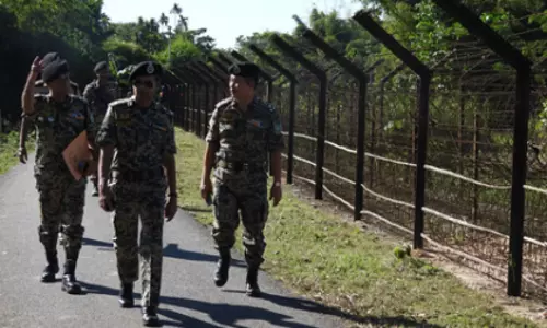 Tripura में भारत-बांग्लादेश बॉर्डर पर बढ़ाई गई निगरानी
