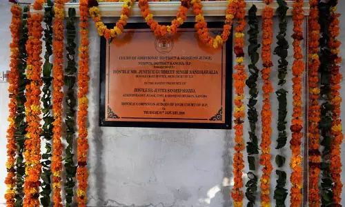 हिमाचल प्रदेश HC के चीफ जस्टिस ने नूरपुर में दूसरे एडिशनल डिस्ट्रिक्ट और सेशंस कोर्ट का उद्घाटन किया हिमाचल प्रदेश HC के चीफ जस्टिस ने नूरपुर में दूसरे एडिशनल डिस्ट्रिक्ट और सेशंस कोर्ट का उद्घाटन किया