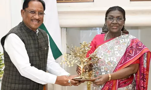 राष्ट्रपति से मिले CM साय