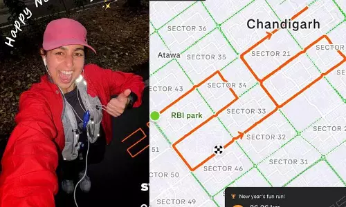 Chandigarh की महिला ने वायरल 26 km न्यू ईयर रन में शहर भर में 26 को ढूंढा Chandigarh की महिला ने वायरल 26 km न्यू ईयर रन में शहर भर में 26 को ढूंढा