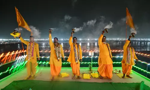 Prayagraj में कड़ी सुरक्षा के बीच माघ मेला भव्य रूप से शुरू