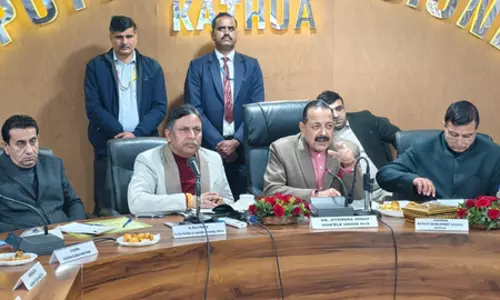 बाढ़ से क्षतिग्रस्त संरचनाओं के पुनर्निर्माण के लिए धन आवंटन की डॉ. जितेंद्र सिंह ने की समीक्षा बाढ़ से क्षतिग्रस्त संरचनाओं के पुनर्निर्माण के लिए धन आवंटन की डॉ. जितेंद्र सिंह ने की समीक्षा