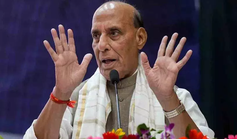 राजनाथ सिंह ने भारत में बढ़ते White Collar टेरर के खतरे की चेतावनी दी राजनाथ सिंह ने भारत में बढ़ते White Collar टेरर के खतरे की चेतावनी दी