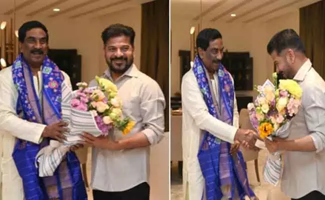 विवादों में Revanth Reddy: पत्रकार के घर जाकर न्यू ईयर विश करने पर घिरे सीएम विवादों में Revanth Reddy: पत्रकार के घर जाकर न्यू ईयर विश करने पर घिरे सीएम