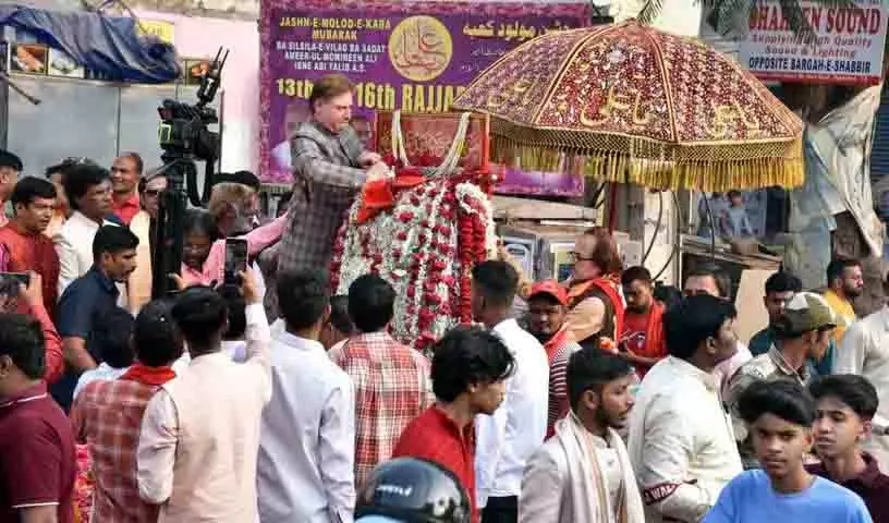 Hyderabad में हजरत इमाम अली का जन्मदिन धार्मिक उत्साह के साथ मनाया गया Hyderabad में हजरत इमाम अली का जन्मदिन धार्मिक उत्साह के साथ मनाया गया