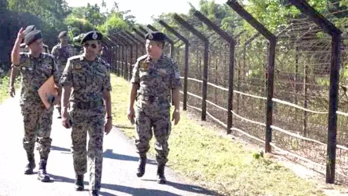 Tripura : सीमा पर सुरक्षा की कड़ी Tripura : सीमा पर सुरक्षा की कड़ी