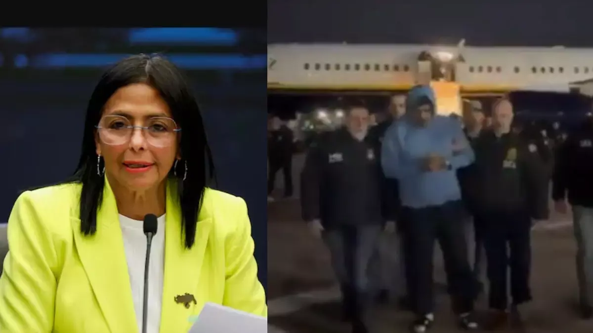 Maduros takeover: VP डेल्सी रोड्रिगेज कार्यवाहक राष्ट्रपति के तौर पर पदभार संभालेंगी Maduros takeover: VP डेल्सी रोड्रिगेज कार्यवाहक राष्ट्रपति के तौर पर पदभार संभालेंगी