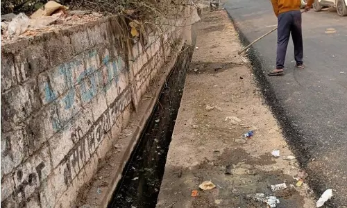 अमलीडीह में बजबजा रही थी नाली, निगम ने तत्काल सफाई कर एंटी लार्वा किया छिड़काव अमलीडीह में बजबजा रही थी नाली, निगम ने तत्काल सफाई कर एंटी लार्वा किया छिड़काव