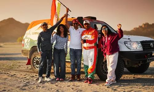 डकार रैली 2026: संजय टकले ने H3 क्लास जीतकर इतिहास बनाया डकार रैली 2026: संजय टकले ने H3 क्लास जीतकर इतिहास बनाया