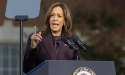 Kamala Harris ने ट्रंप की क्षेत्रीय प्रभुत्व की इच्छा पर जताई चिंता Kamala Harris ने ट्रंप की क्षेत्रीय प्रभुत्व की इच्छा पर जताई चिंता