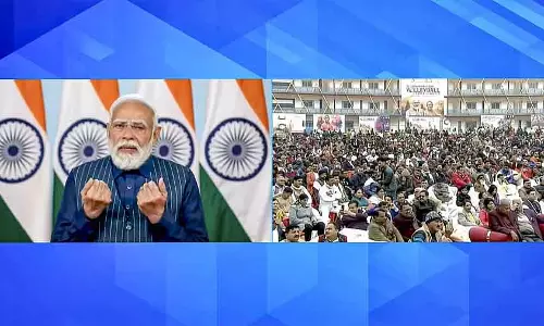 भारत 2036 ओलंपिक की मेज़बानी के लिए पूरी ताकत से तैयारी कर रहा है: PM Modi भारत 2036 ओलंपिक की मेज़बानी के लिए पूरी ताकत से तैयारी कर रहा है: PM Modi