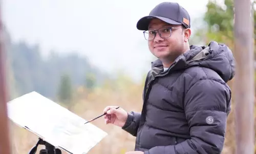 Gangtok के  आर्टफुल स्टूडियो ने आर्ट सेल्स का 10% सोशल कॉज़ के लिए