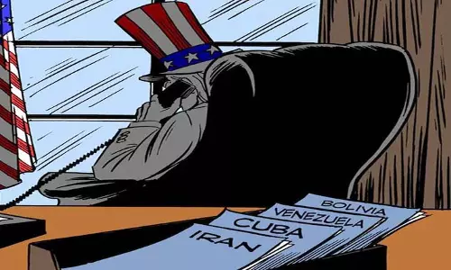 क्या वेनेजुएला में US ऑपरेशन का अनुमान 2007 के एक political cartoon से लगाया गया था?