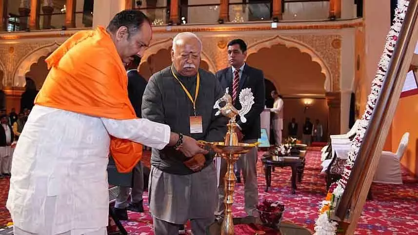 अखंड भारत में रहने वाले लोगों का DNA एक जैसा है: RSS प्रमुख मोहन भागवत अखंड भारत में रहने वाले लोगों का DNA एक जैसा है: RSS प्रमुख मोहन भागवत