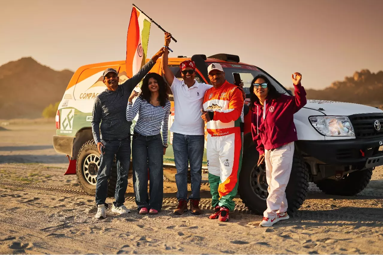 डकार रैली 2026: संजय टकले ने H3 क्लास जीतकर इतिहास बनाया डकार रैली 2026: संजय टकले ने H3 क्लास जीतकर इतिहास बनाया
