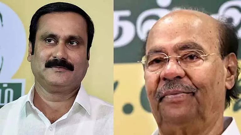रामदास ने Tamil Nadu एश्योर्ड पेंशन स्कीम का स्वागत किया, अंबुमणि ने आलोचना की रामदास ने Tamil Nadu एश्योर्ड पेंशन स्कीम का स्वागत किया, अंबुमणि ने आलोचना की