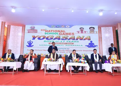 योग भारत की सांस्कृतिक शक्ति और अनुशासन का प्रतीक है: त्रिपुरा के CM योग भारत की सांस्कृतिक शक्ति और अनुशासन का प्रतीक है: त्रिपुरा के CM